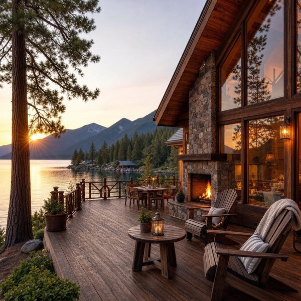Lakeside cabin getaway